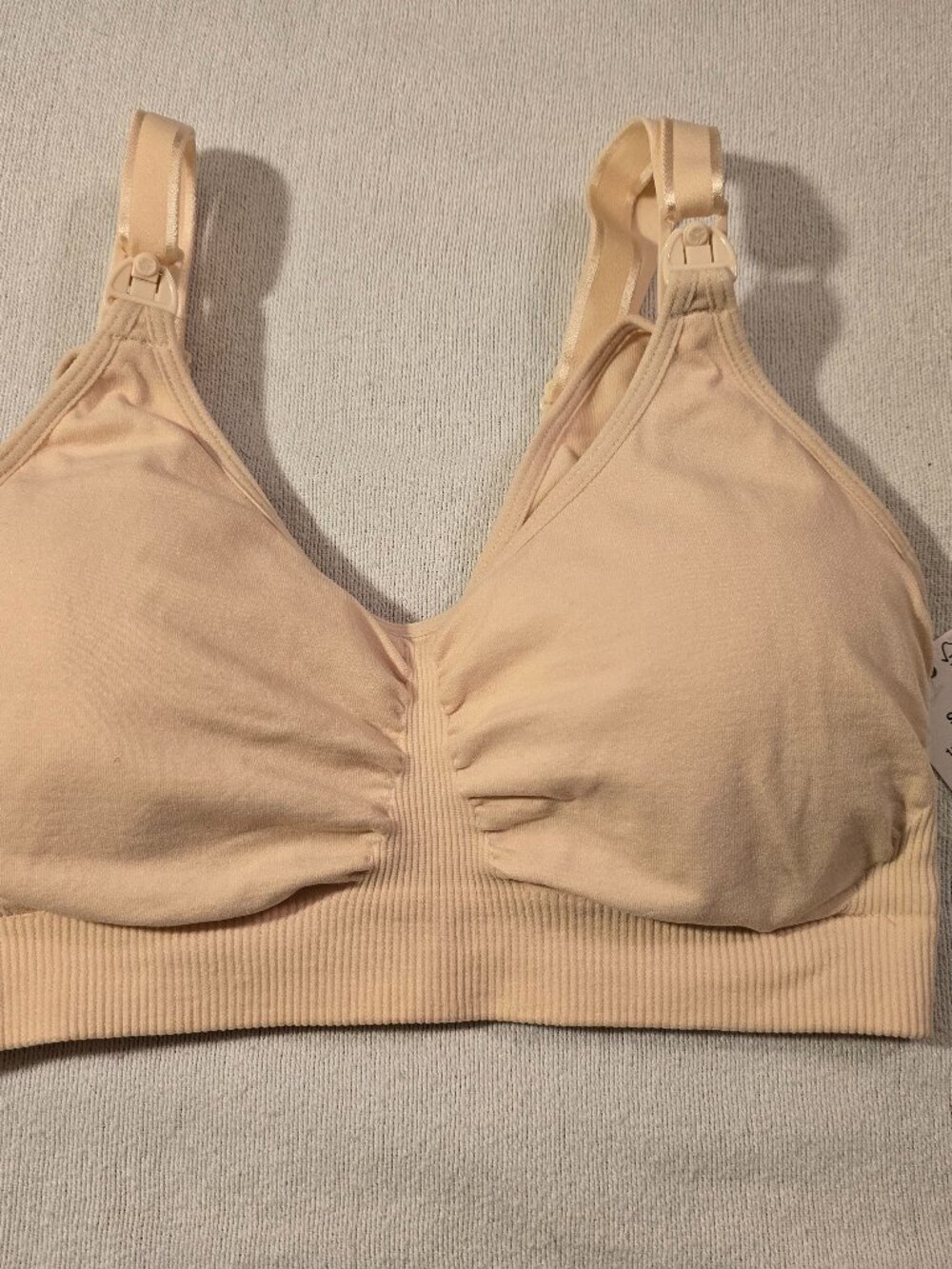 Medela Nursing Bra Chai Size Small Seamless Maternity Breastfeeding NWT